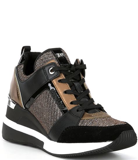 georgie wedge sneaker michael michael kors|Michael Kors denim wedges.